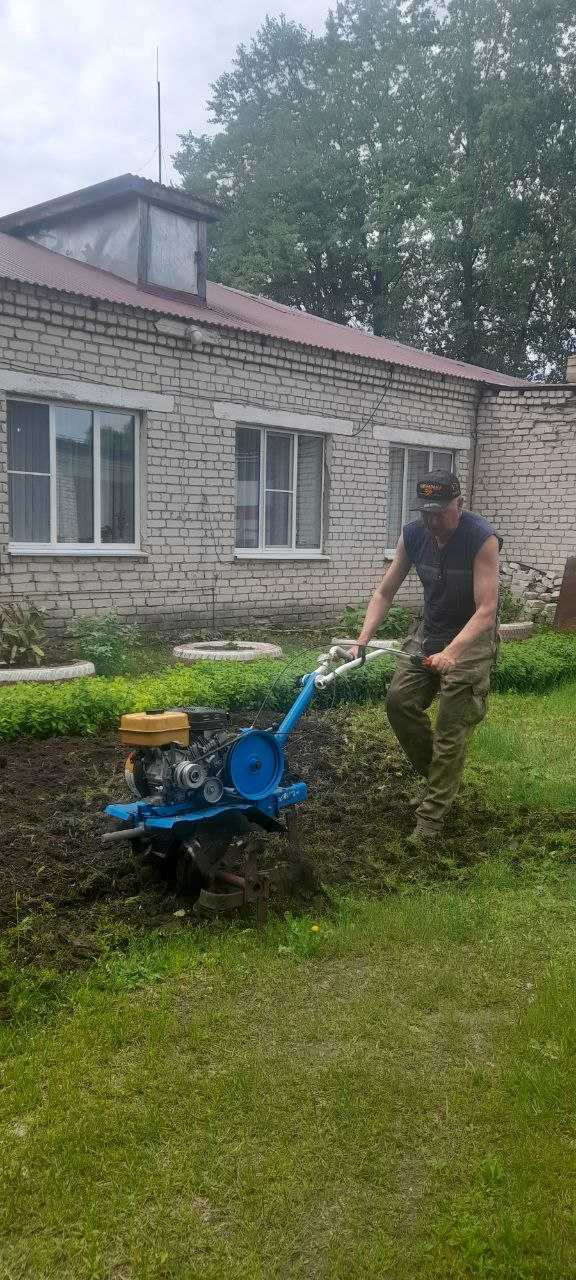 О вспашке земельного участка под новые грядки.