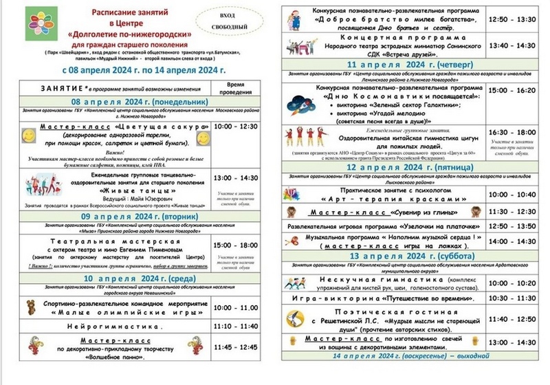 Долголетие по-нижегородски