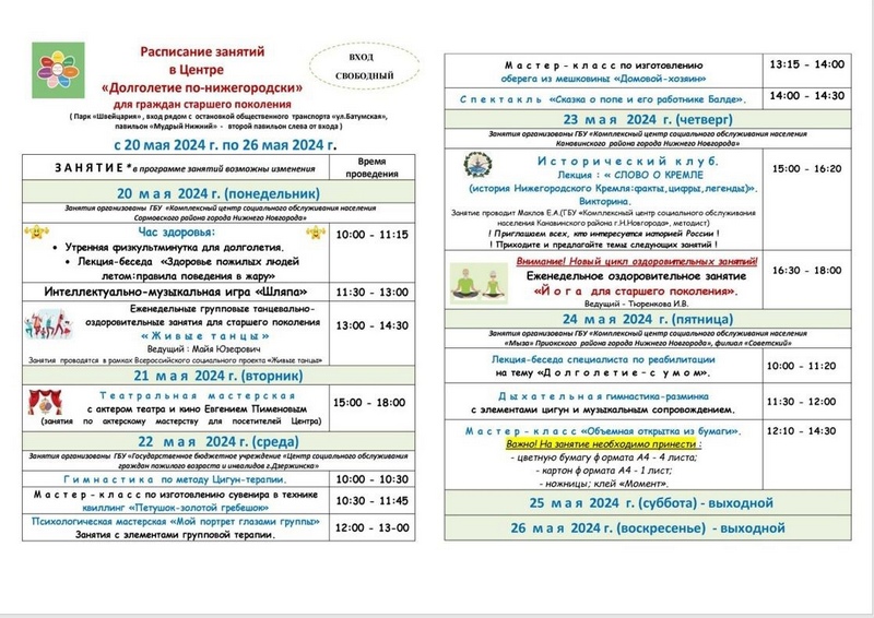 Долголетие по-нижегородски