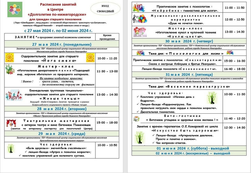 Долголетие по-нижегородски