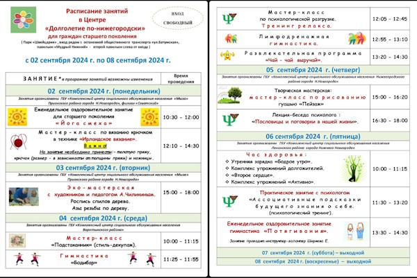 Долголетие по-нижегородски